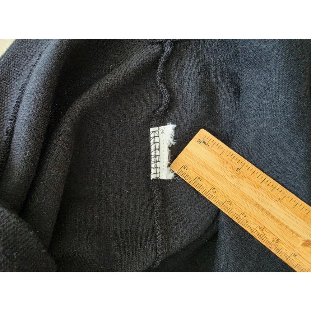 Polo Ralph Lauren Estate Rib Quarter Zip Pony Pullover Black Cotton Mens 2XL/2XB